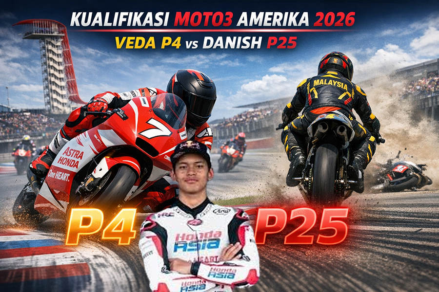 Hasil Kualifikasi COTA motogp3 Veda Ega Pratama