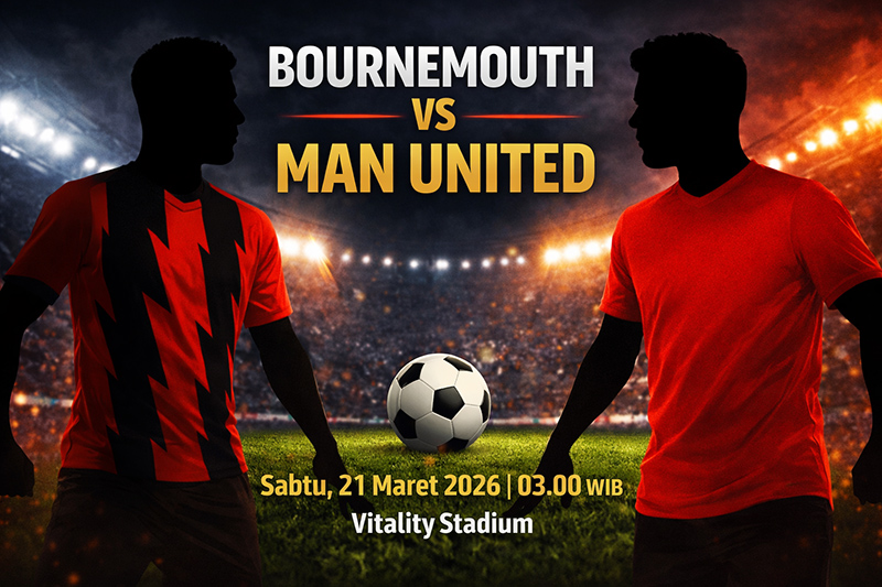 Prediksi Liga Inggris Bournemouth vs Manchester United