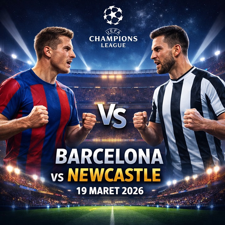 Champions uefa barcelona vs Newcastle