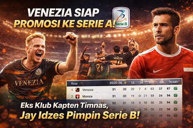 Mantan klub Idzes, Venezia otw comeback ke serie A