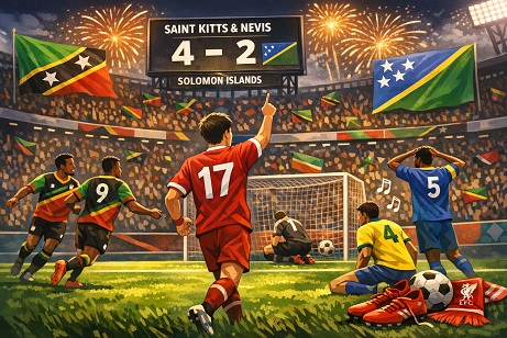 St kitts 4-2 solomon island