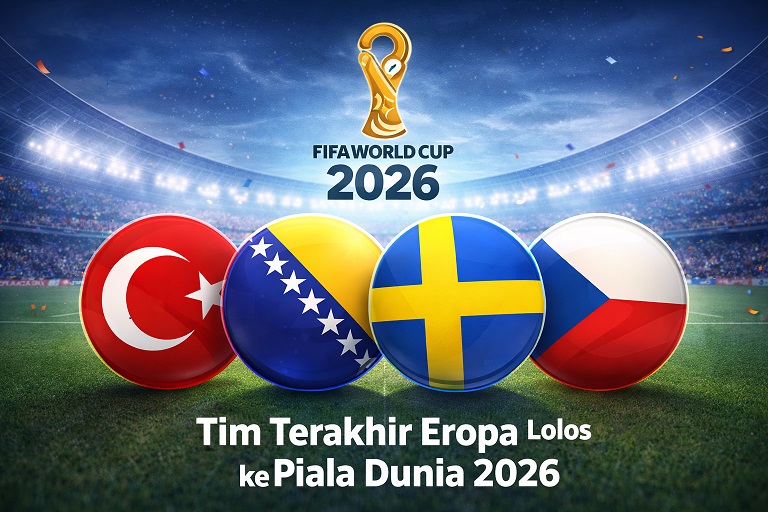 Prestasi 4 Tim Terakhir tim Eropa di Piala Dunia 2026